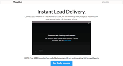 Desktop Screenshot of leadowl.com