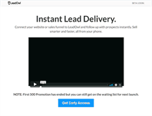Tablet Screenshot of leadowl.com